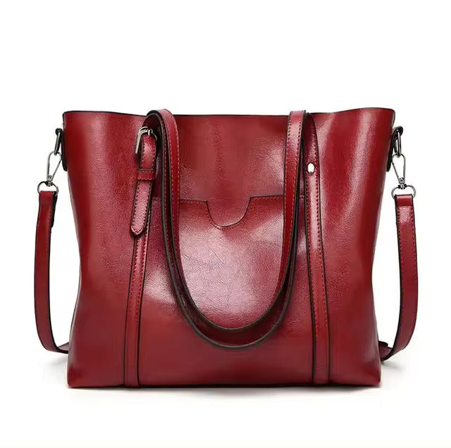 Sac de plage vegan luxueux – Grand tote bag en cuir vegan