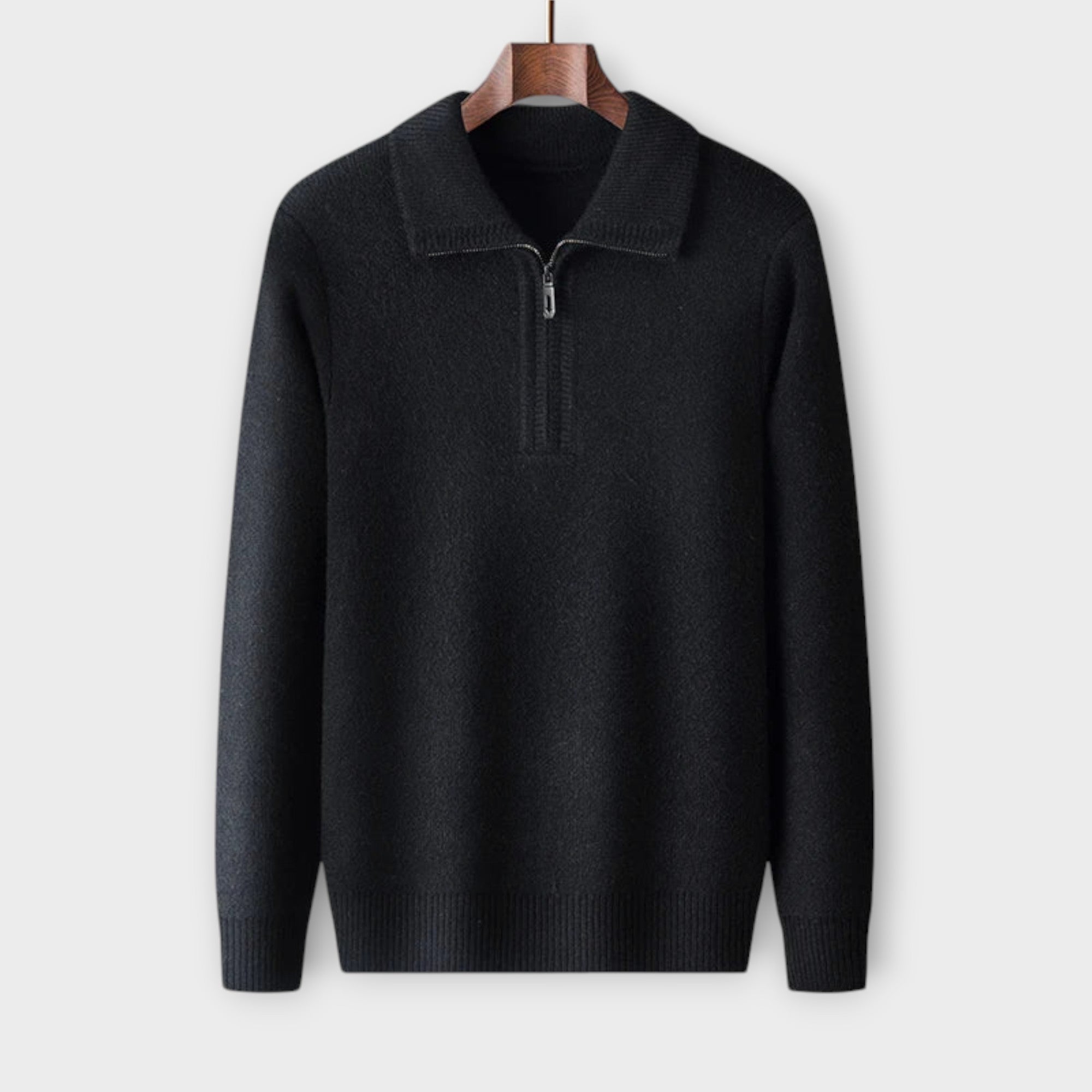 Manuel - Eleganter & gemütlicher Half-Zip Pullover