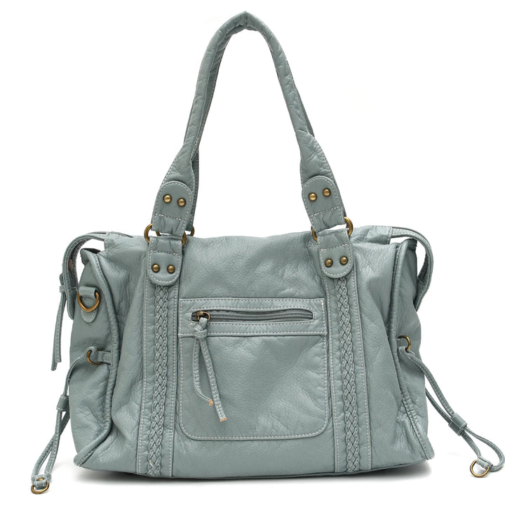 Sac à bandoulière vintage vegan – Élégant sac crossbody pour femmes en éco-cuir
