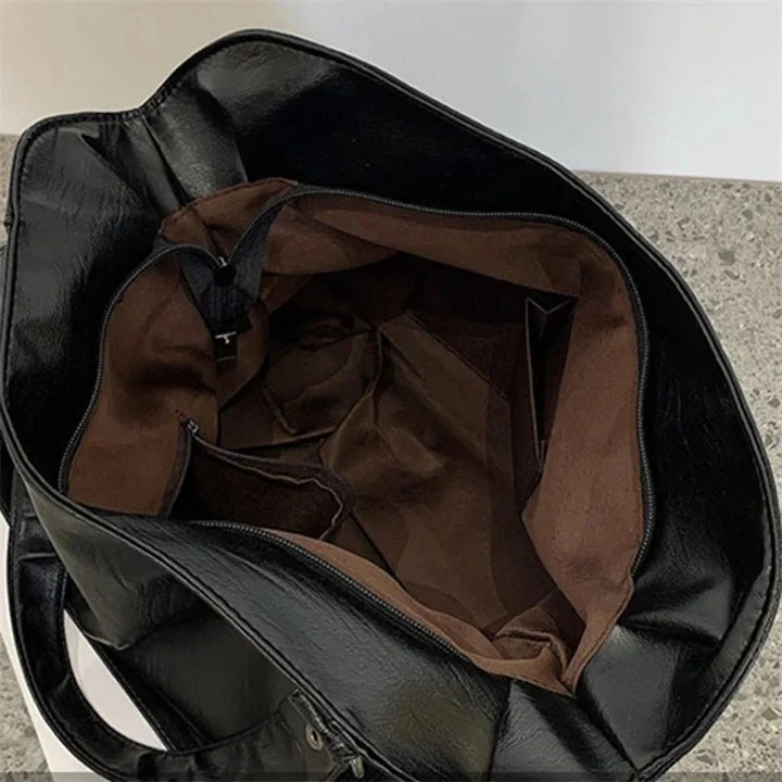 Sac fourre-tout élégant en simili cuir