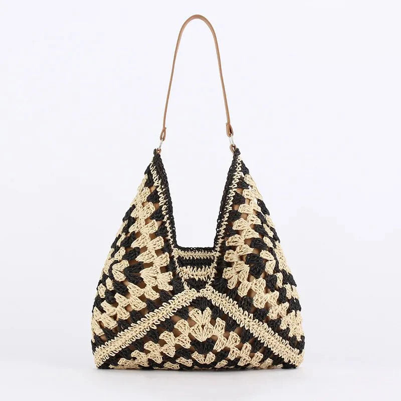 Grand sac de plage pour femmes – Cuir vegan, imperméable et résistant au sable