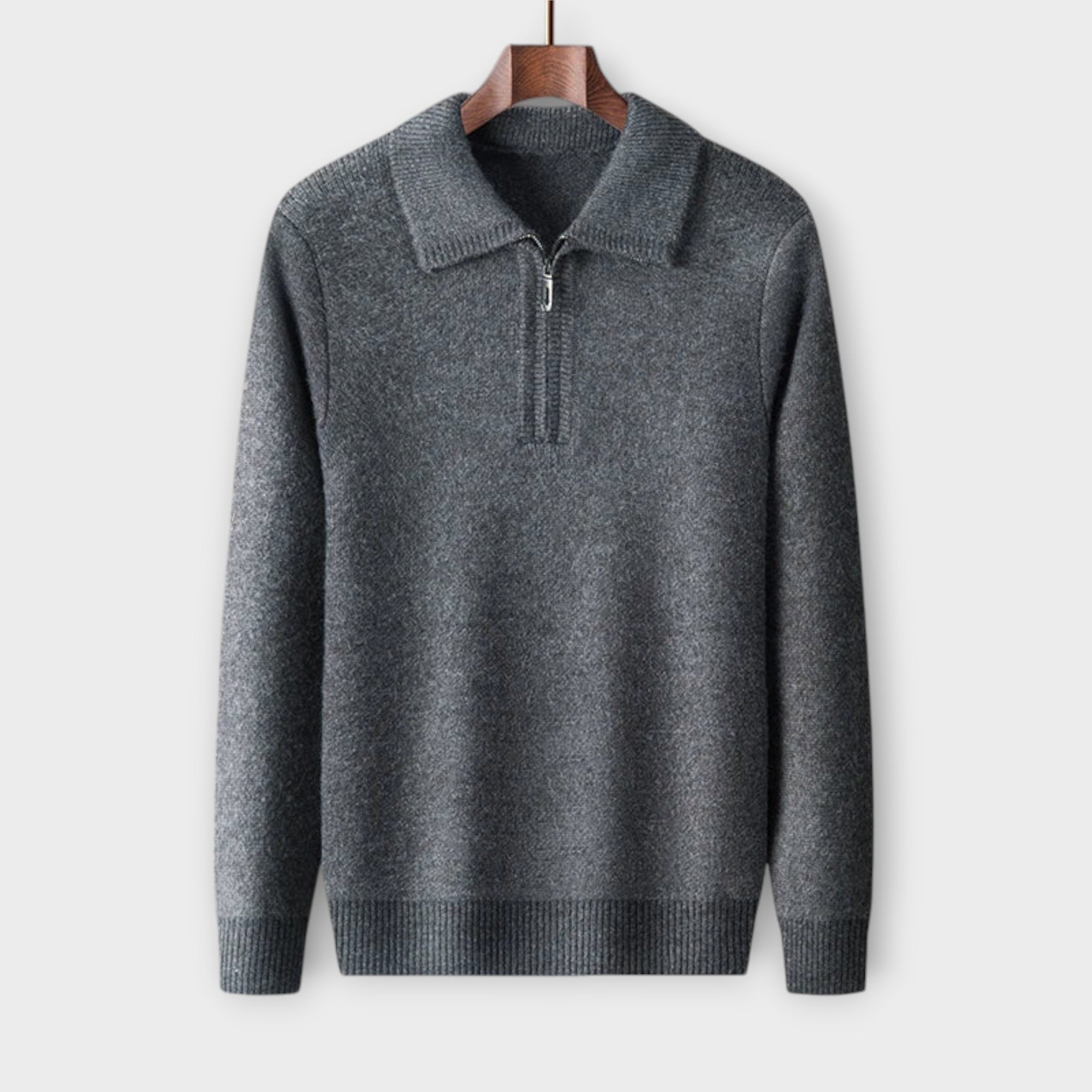 Manuel - Eleganter & gemütlicher Half-Zip Pullover