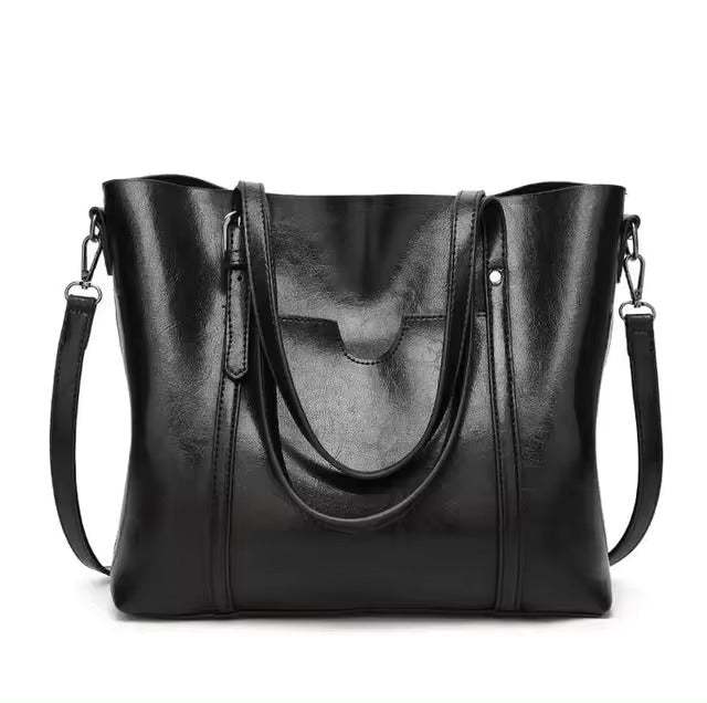 Sac de plage vegan luxueux – Grand tote bag en cuir vegan
