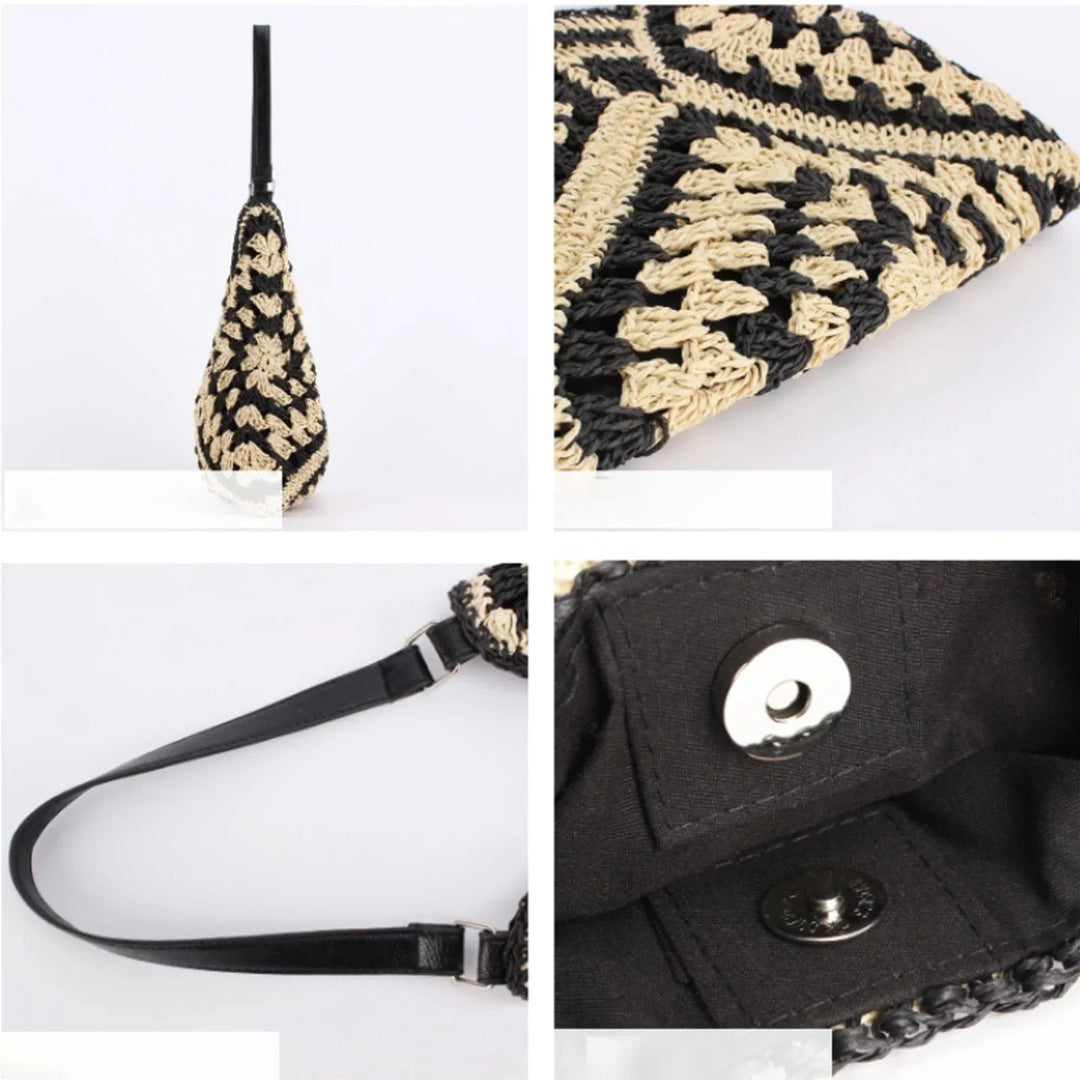 Grand sac de plage pour femmes – Cuir vegan, imperméable et résistant au sable