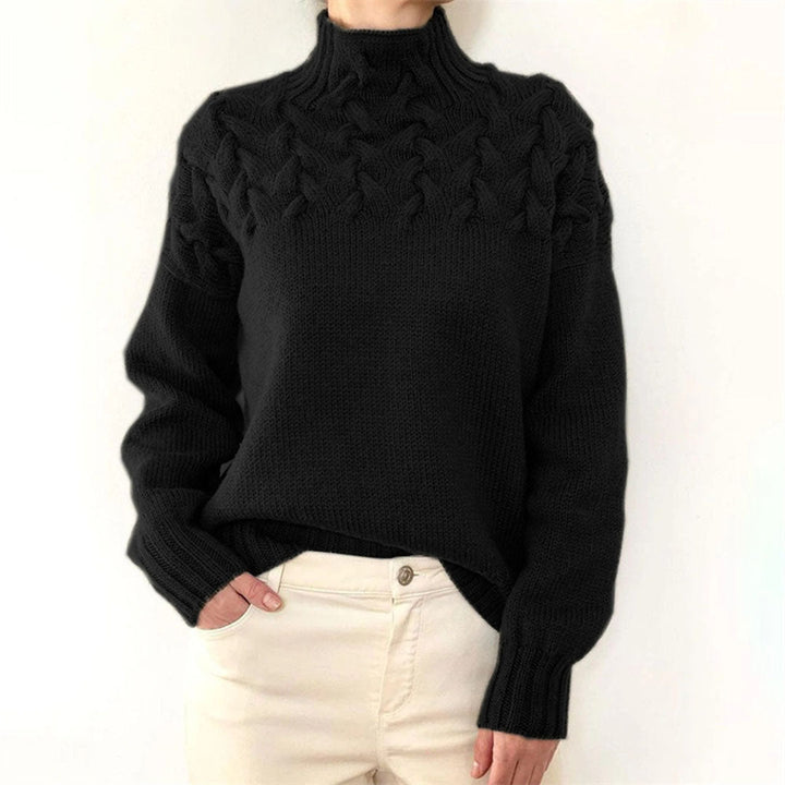 Eleganter Damen Rollkragenpullover – Weich & Warm – Strick für Winter