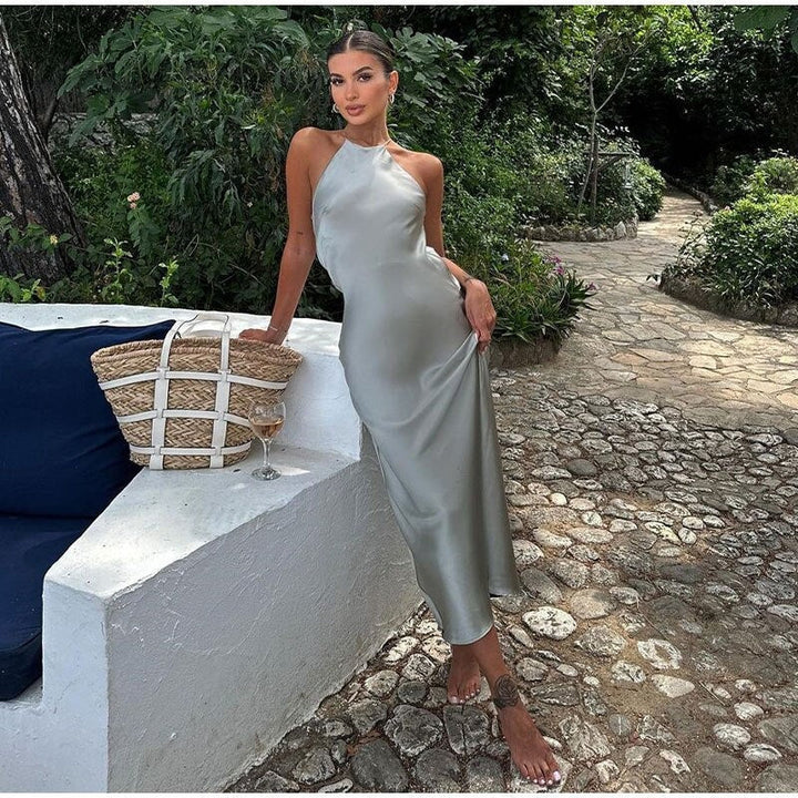 Elegantes Ärmelloses Maxikleid mit Rückenausschnitt