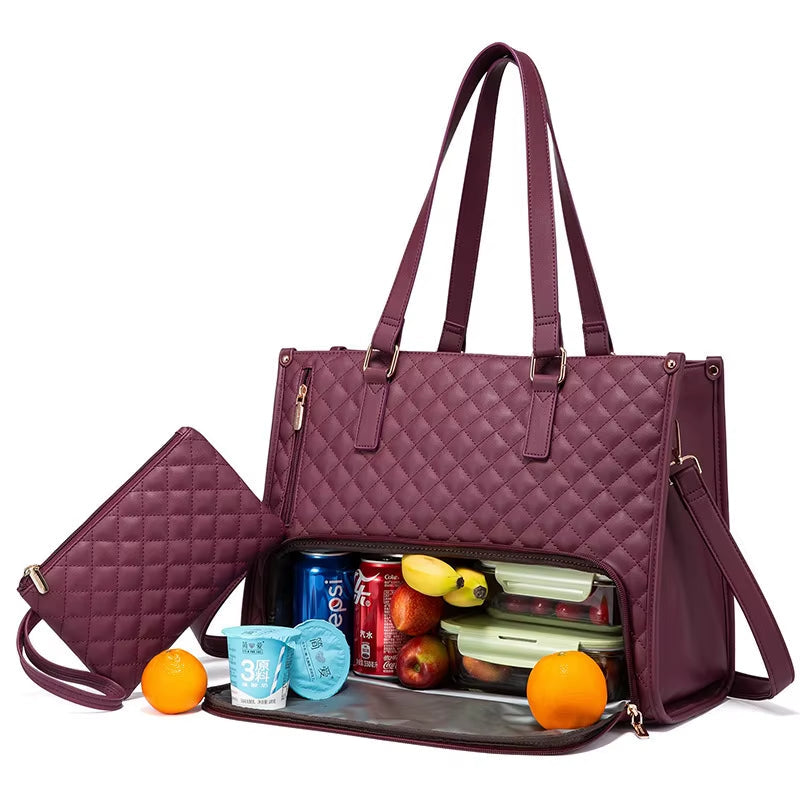 Sac à main isolé 2-en-1 – Sac thermique élégant pour femmes