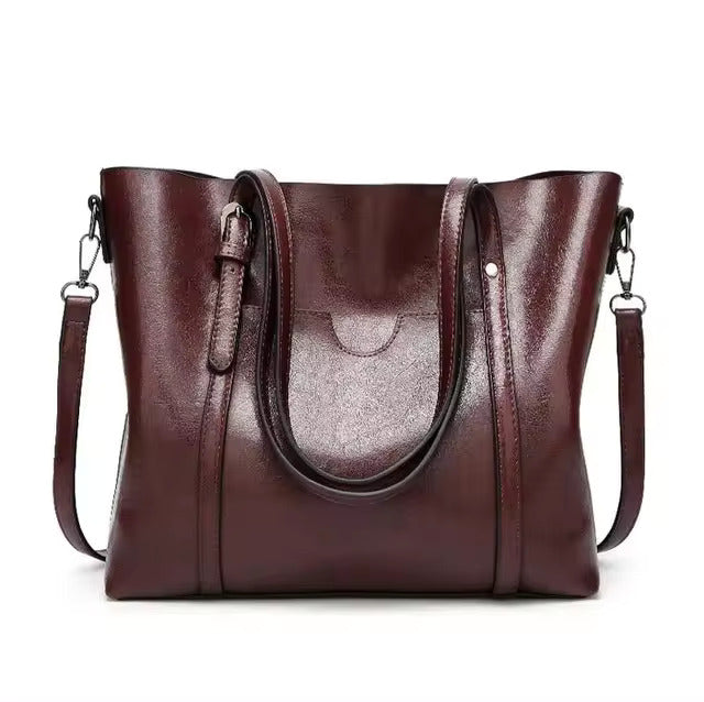 Sac de plage vegan luxueux – Grand tote bag en cuir vegan