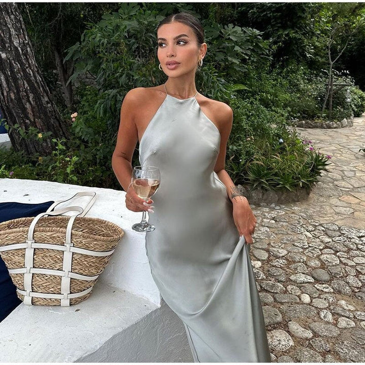 Elegantes Ärmelloses Maxikleid mit Rückenausschnitt