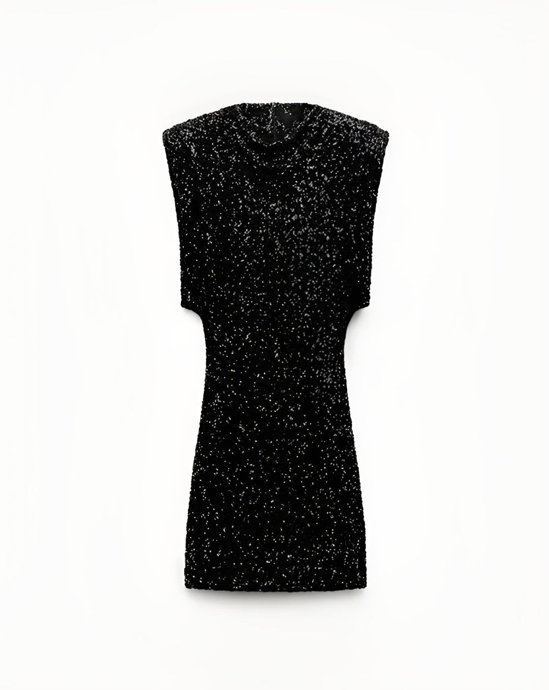 Women's Glamour Dress – Satin Look – Sleeveless – Elegant Cut – For Evening Occasions