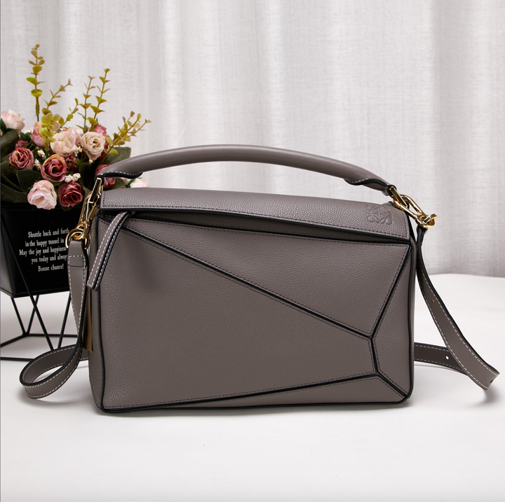 Sac de plage rectangulaire en cuir vegan – Durable et élégant