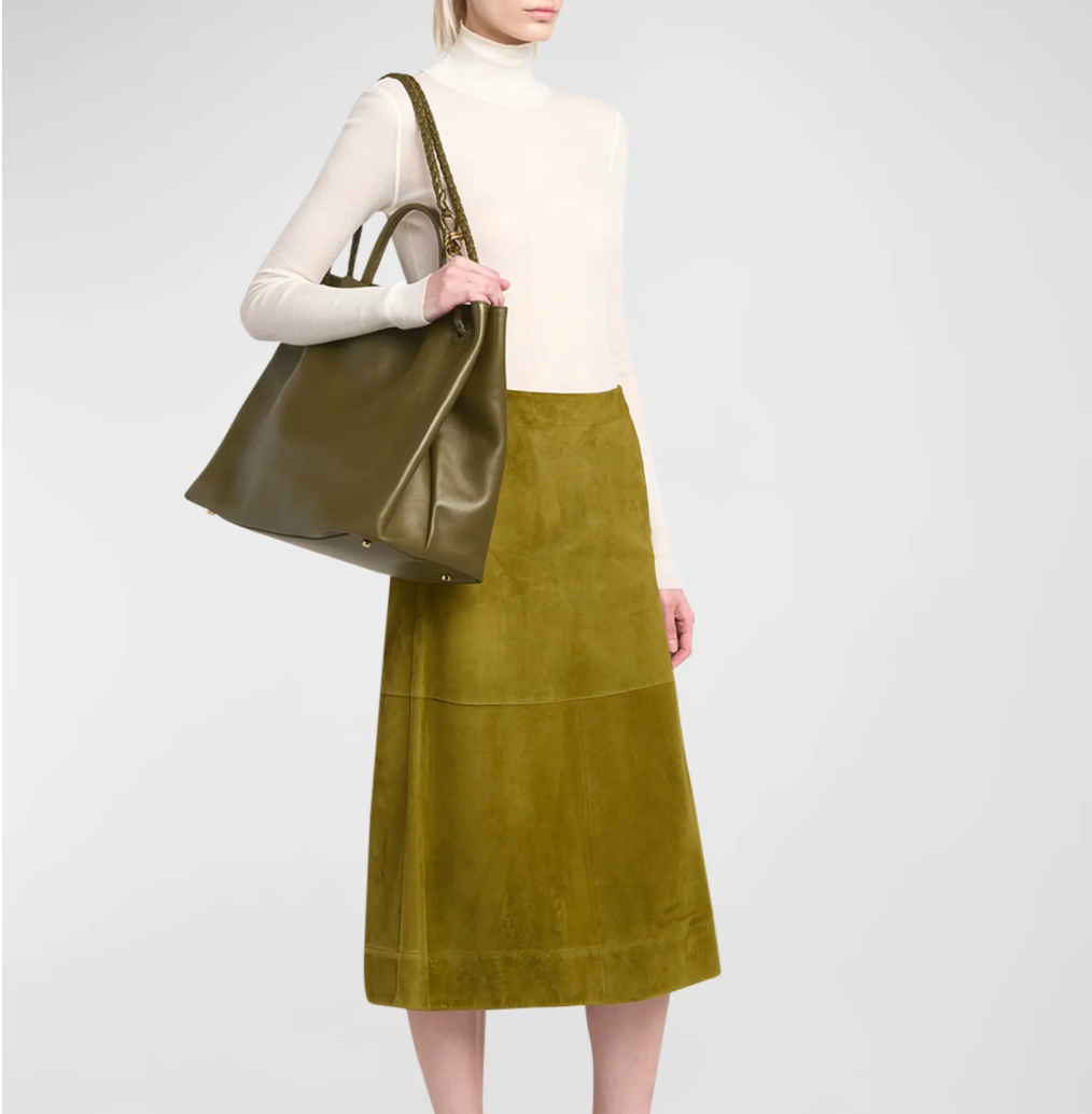 Sac fourre-tout en cuir vegan luxueux – Grande sac à main avec fermeture magnétique
