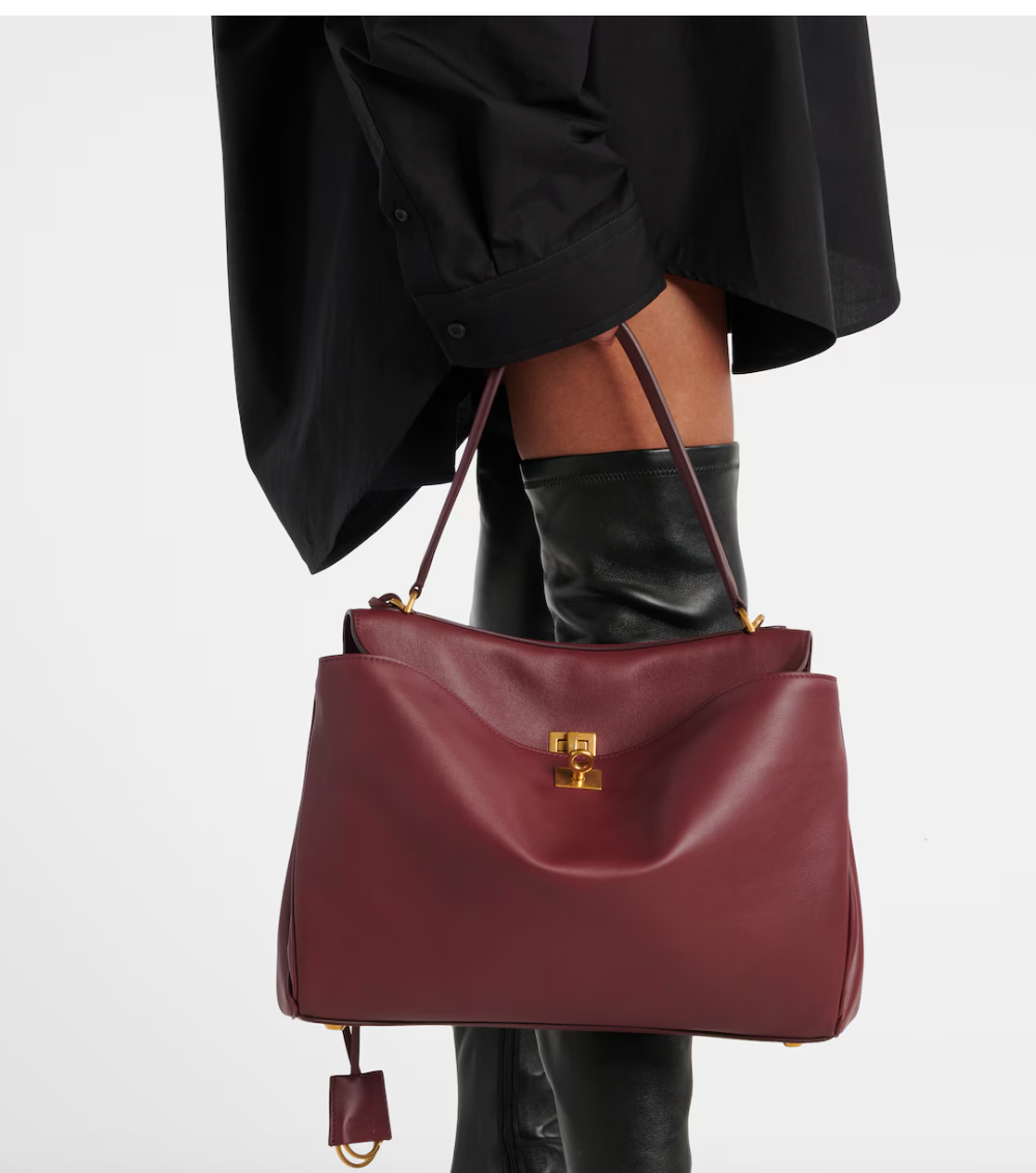 Sac fourre-tout en cuir vegan luxueux