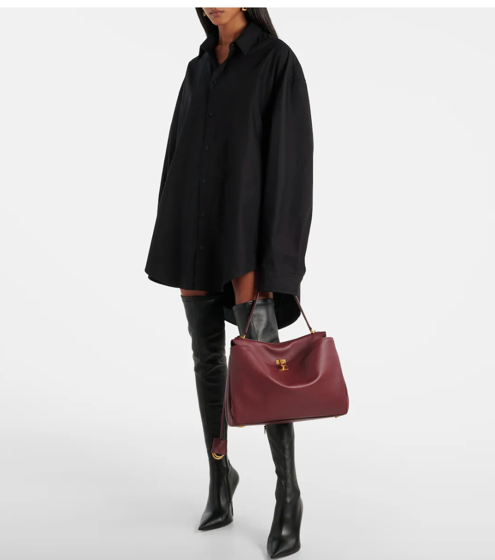 Sac fourre-tout en cuir vegan luxueux