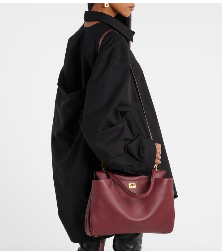Sac fourre-tout en cuir vegan luxueux