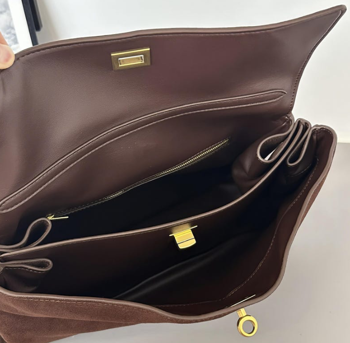 Sac fourre-tout en cuir vegan luxueux