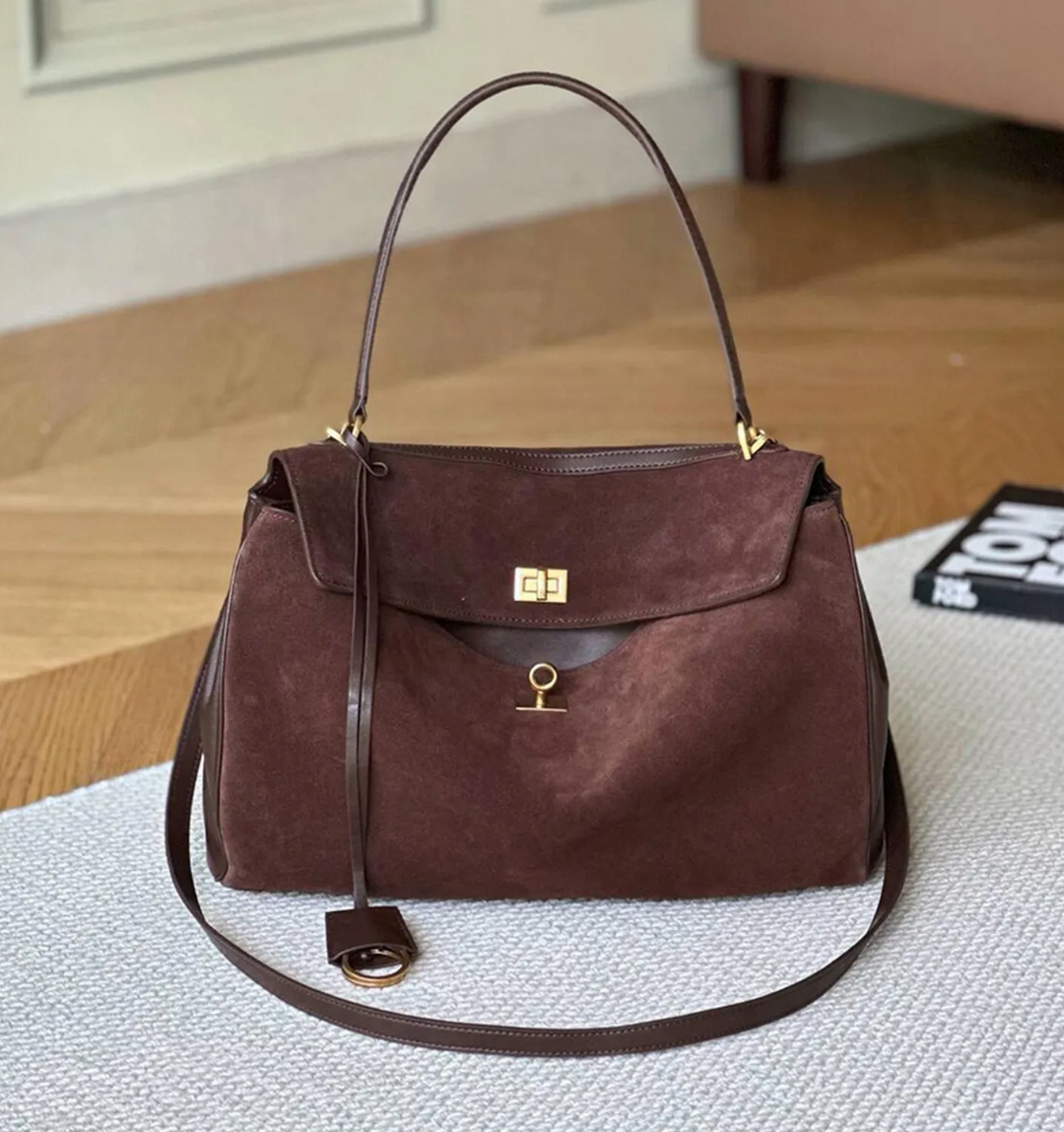 Sac fourre-tout en cuir vegan luxueux