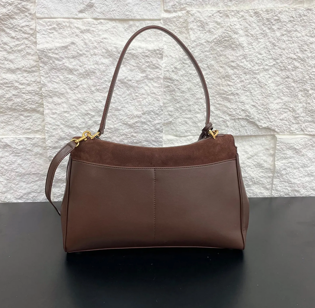 Sac fourre-tout en cuir vegan luxueux