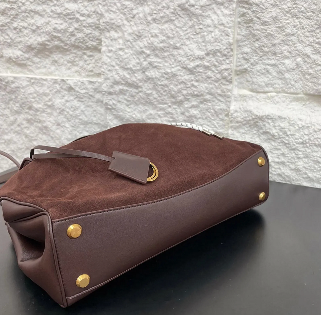 Sac fourre-tout en cuir vegan luxueux