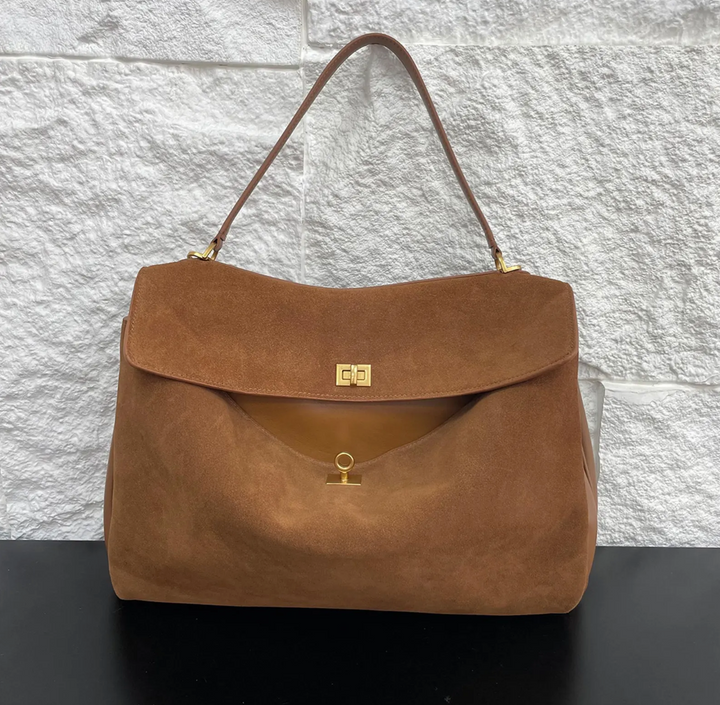 Sac fourre-tout en cuir vegan luxueux