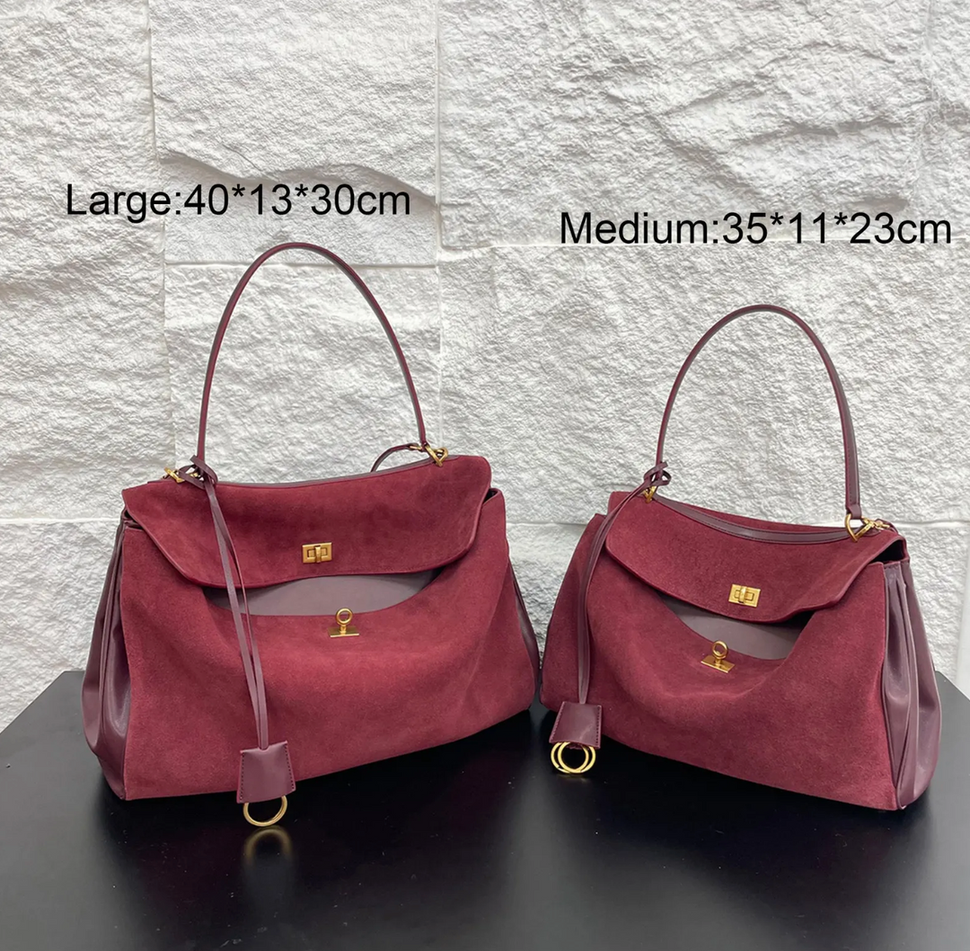Sac fourre-tout en cuir vegan luxueux
