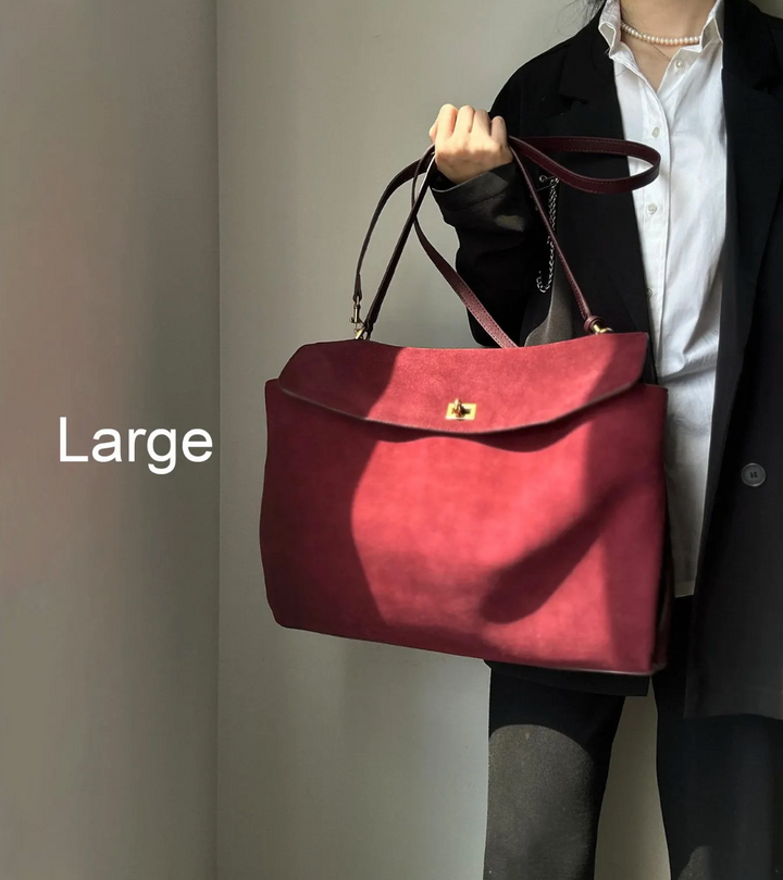 Sac fourre-tout en cuir vegan luxueux