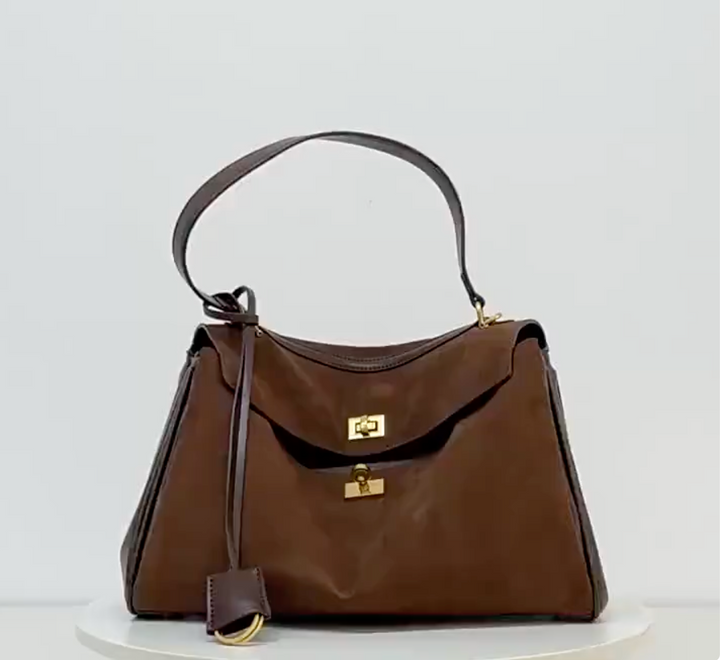 Sac fourre-tout en cuir vegan luxueux