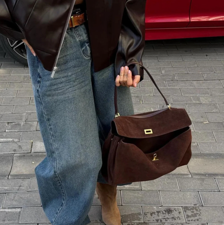Sac fourre-tout en cuir vegan luxueux