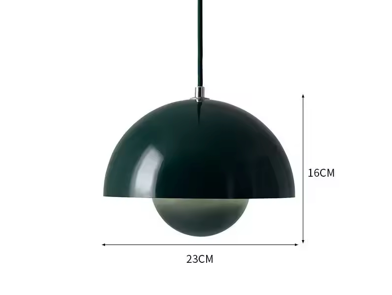 Skandi Deckenleuchte – Moderne LED Deckenlampe für Wohnzimmer und Schlafzimmer, Eisen, 23 cm, E27 Fassung 11