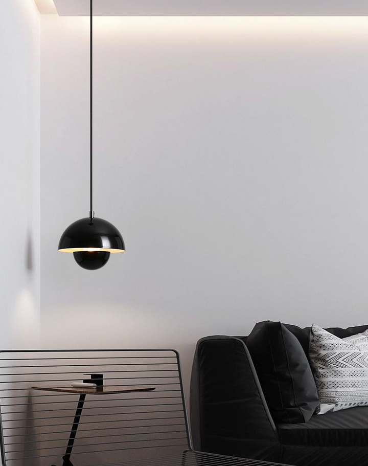 Skandi Deckenleuchte – Moderne LED Deckenlampe für Wohnzimmer und Schlafzimmer, Eisen, 23 cm, E27 Fassung 3