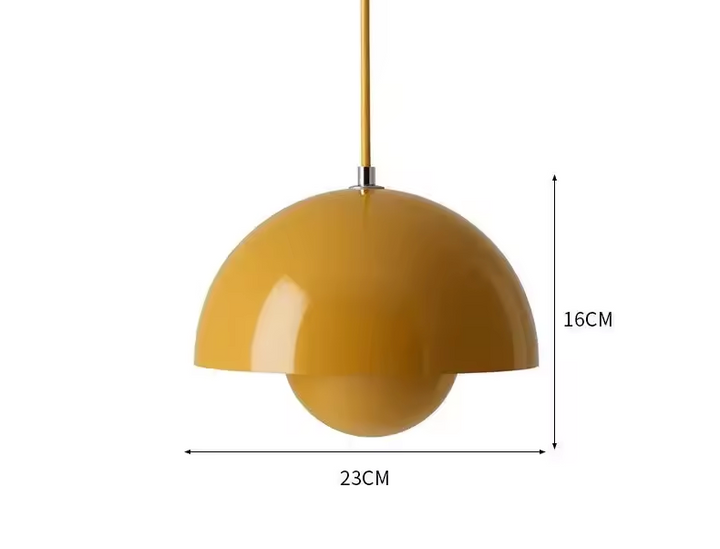 Skandi Deckenleuchte – Moderne LED Deckenlampe für Wohnzimmer und Schlafzimmer, Eisen, 23 cm, E27 Fassung 5