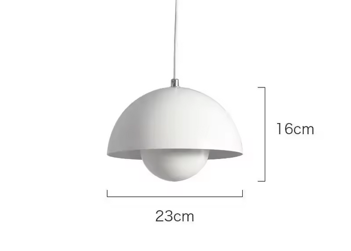 Skandi Deckenleuchte – Moderne LED Deckenlampe für Wohnzimmer und Schlafzimmer, Eisen, 23 cm, E27 Fassung 6