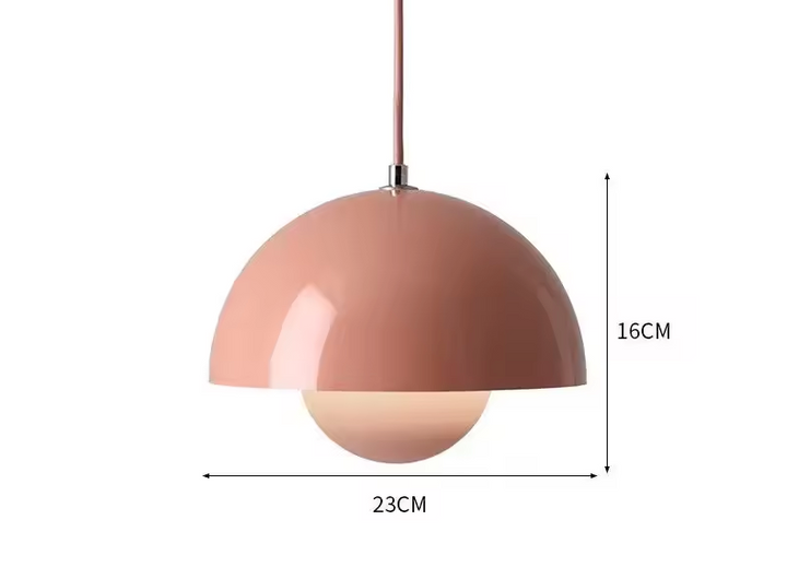 Skandi Deckenleuchte – Moderne LED Deckenlampe für Wohnzimmer und Schlafzimmer, Eisen, 23 cm, E27 Fassung 9