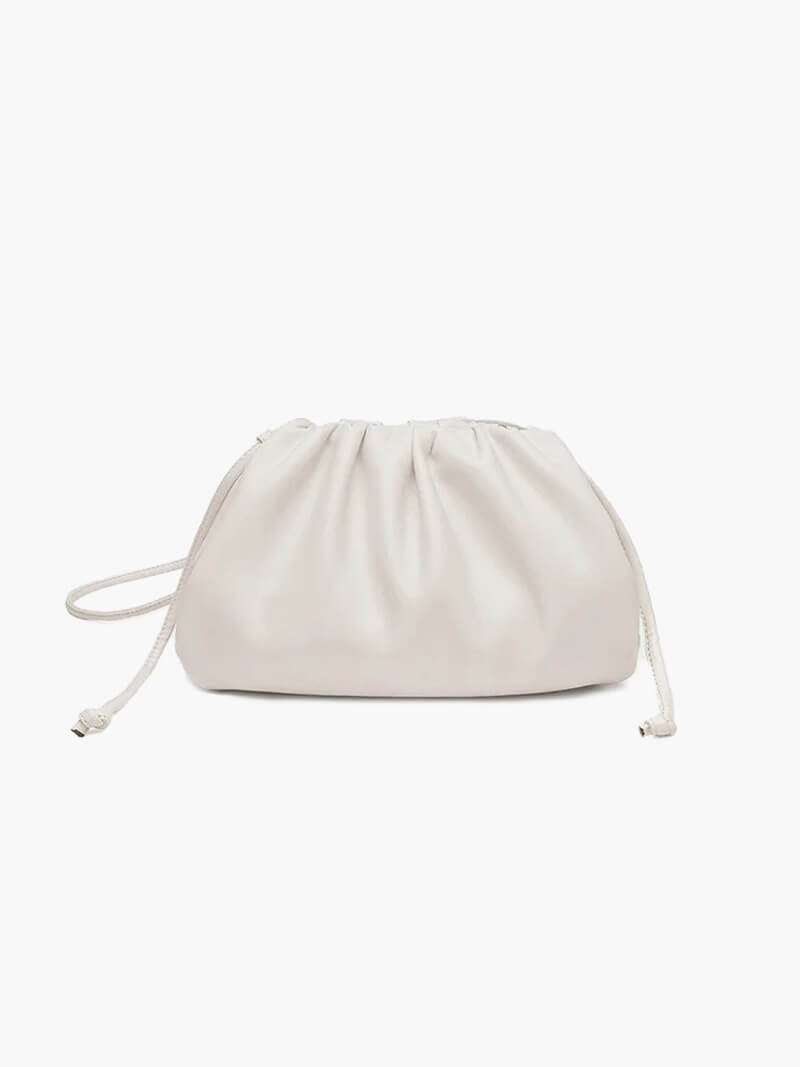 Sac bandoulière pour femmes en cuir vegan – Élégant sac dumpling