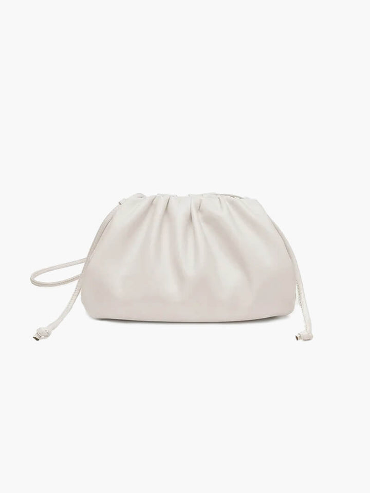 Sac bandoulière pour femmes en cuir vegan – Élégant sac dumpling
