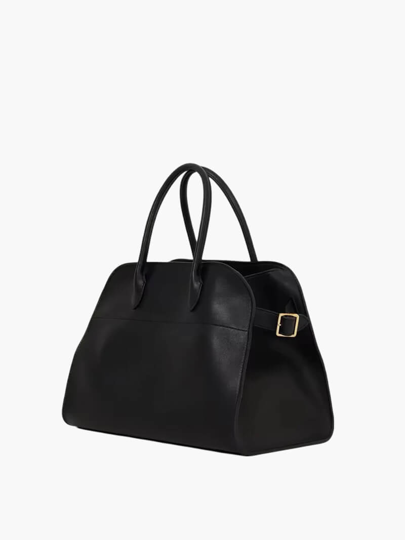 Große Damen Shopper Tasche – Strukturierte Schultertasche Wildleder/Leder
