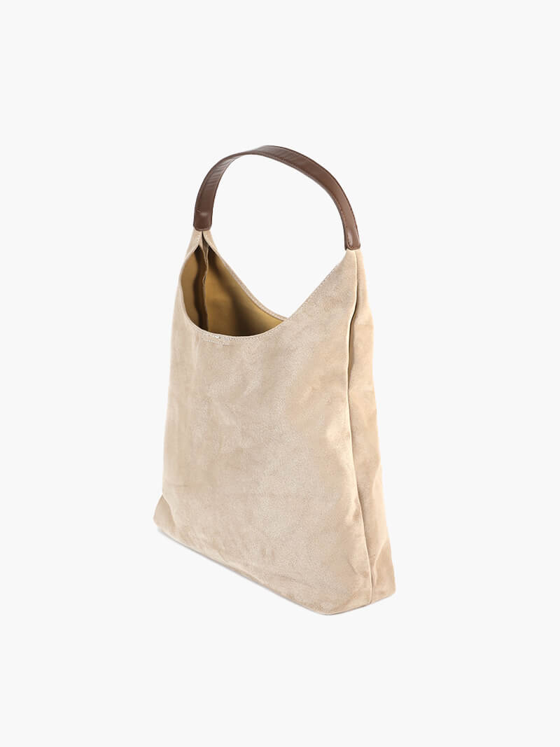 Élégante sac en daim vegan – Grand sac à bandoulière