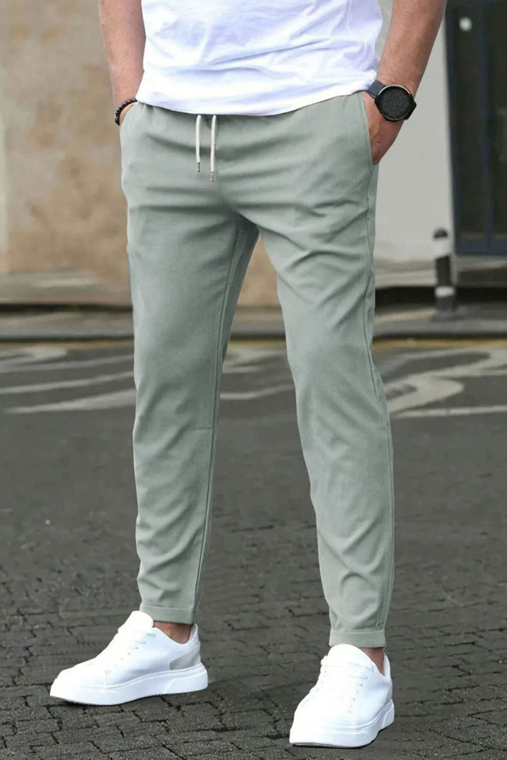 Moderne Chino Hose für Stil und Komfort - Elastisches Material