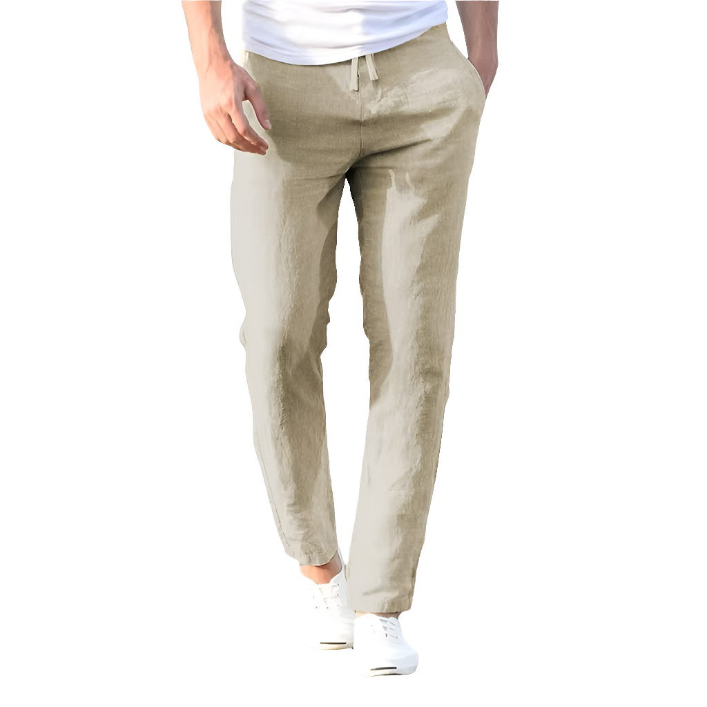 Stilvolle Leinen Hose Herren