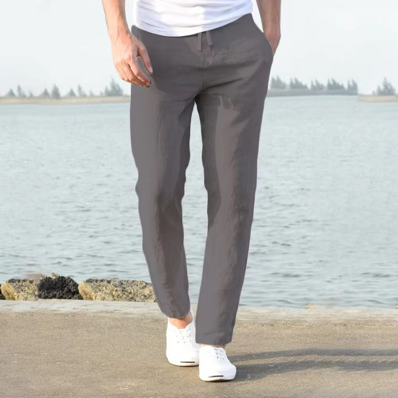 Stilvolle Leinen Hose Herren