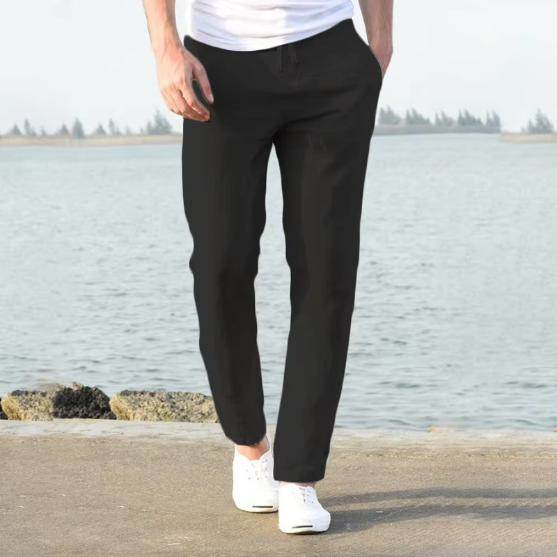 Stilvolle Leinen Hose Herren