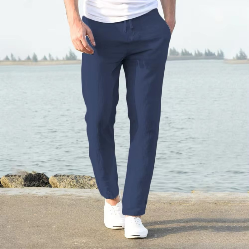 Stilvolle Leinen Hose Herren