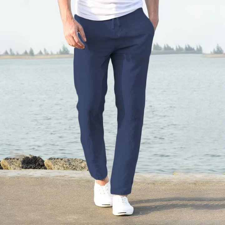 Stilvolle Leinen Hose Herren