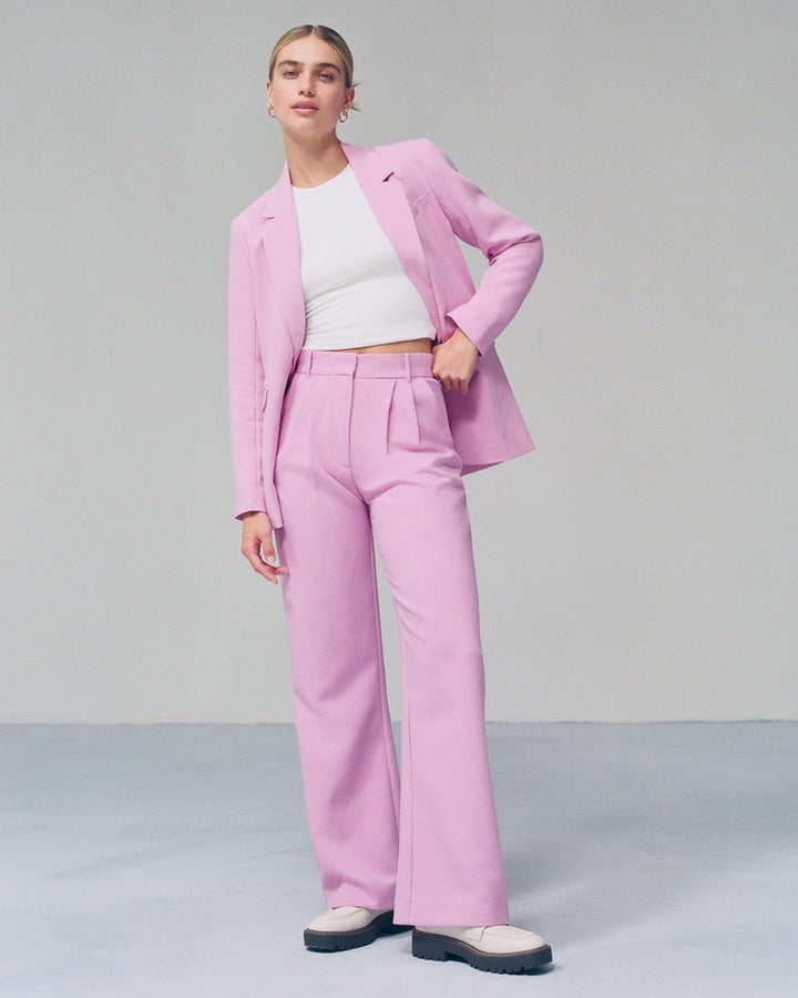 Women's fabric pants elegant cut comfortable