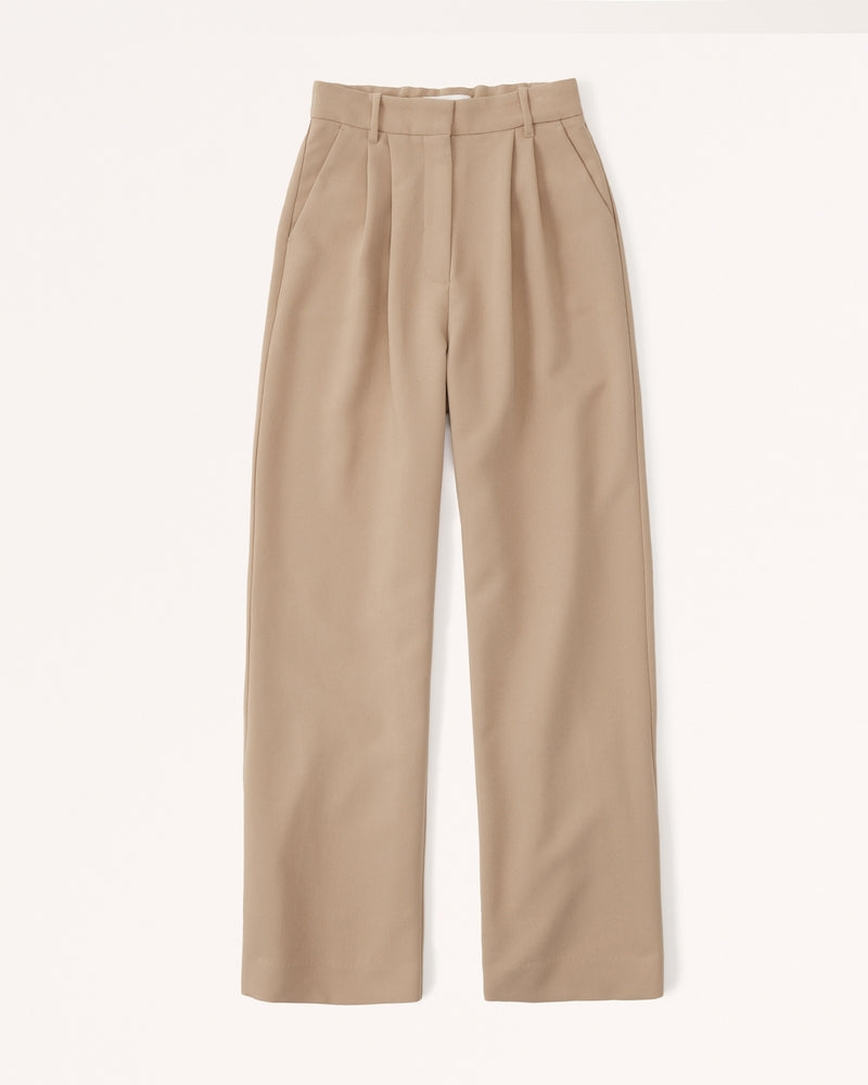 Women's fabric pants elegant cut comfortable