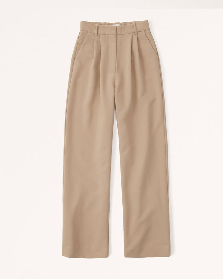 Women's fabric pants elegant cut comfortable