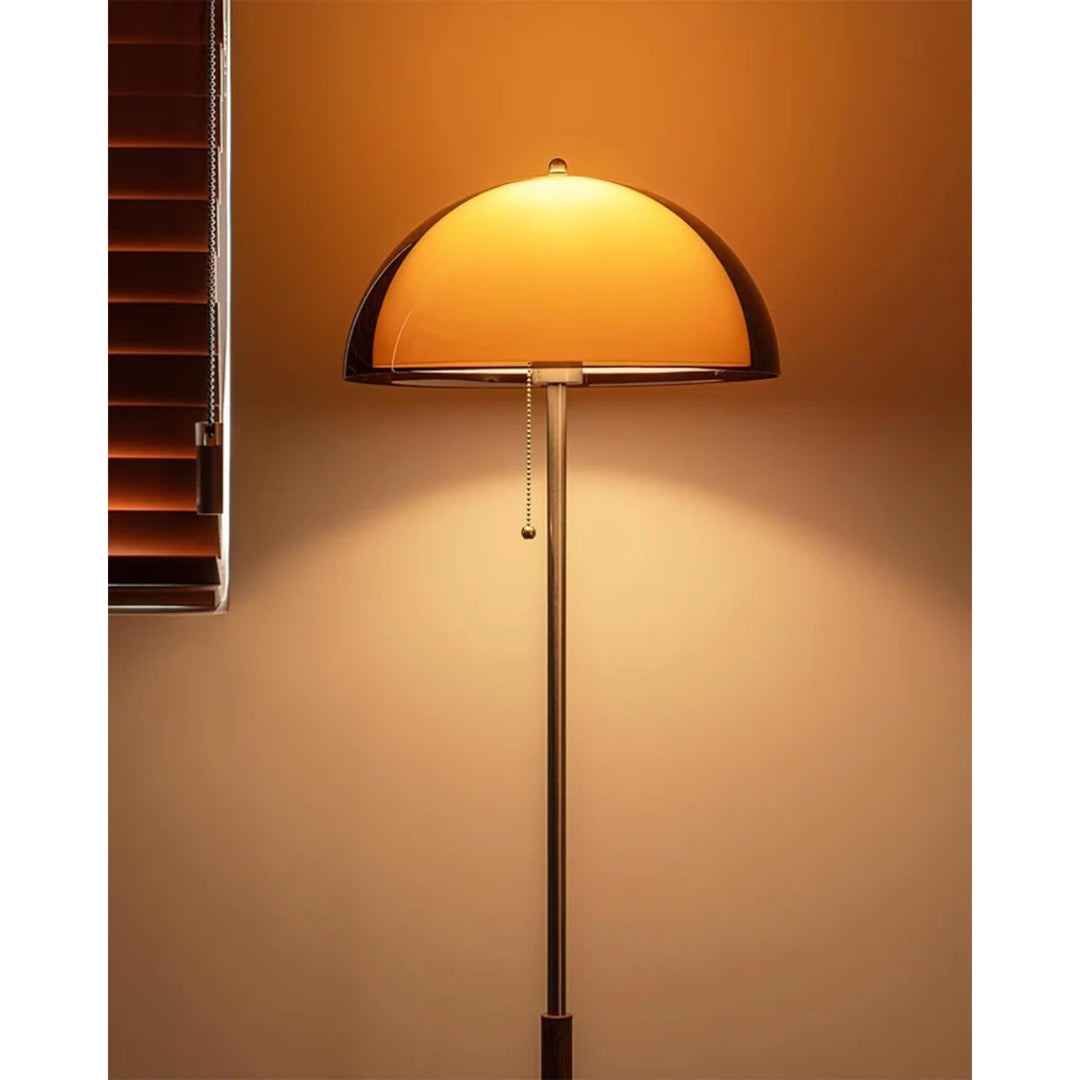 Tavino Stehlampe Holz – Retro-Design Stehleuchte für Wohnzimmer, Ideal für LED-Lampen 6