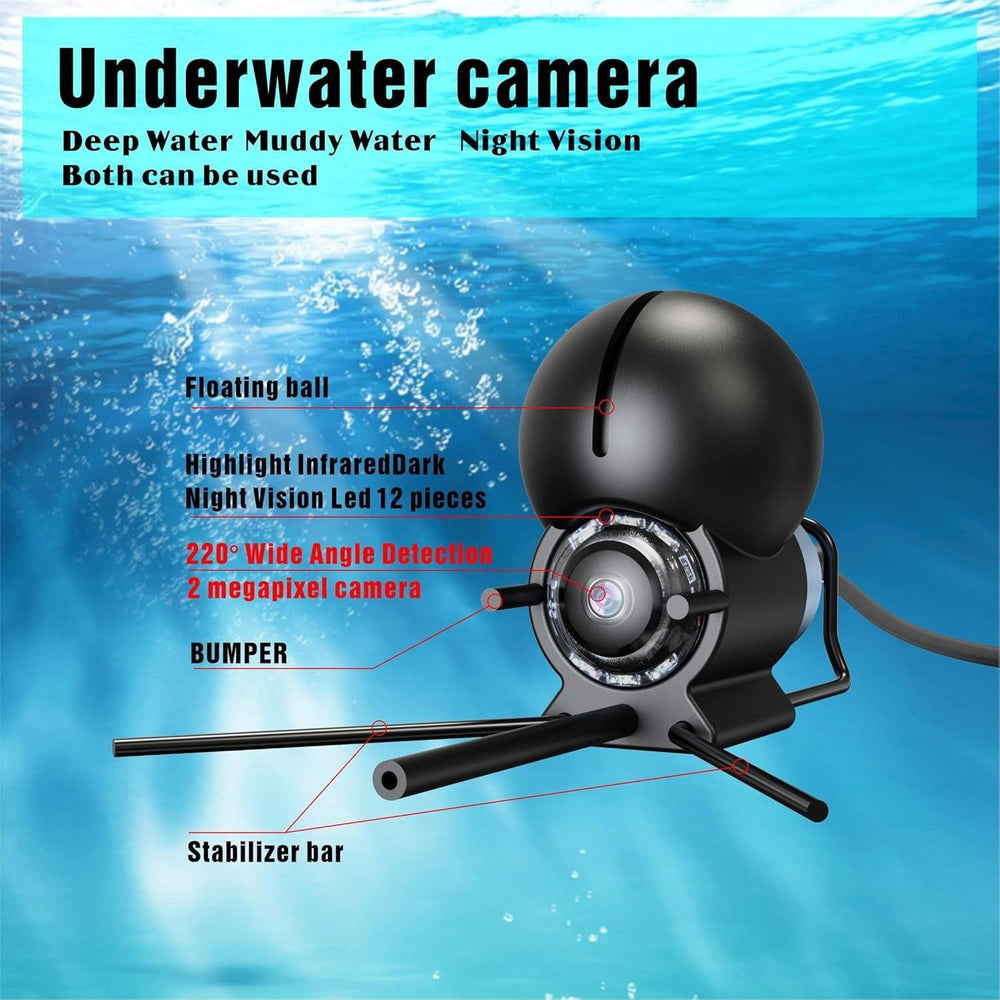 Tragbare Unterwasser-Angelkamera mit 4,3-Zoll-LCD-Monitor für präzises Fischen 1