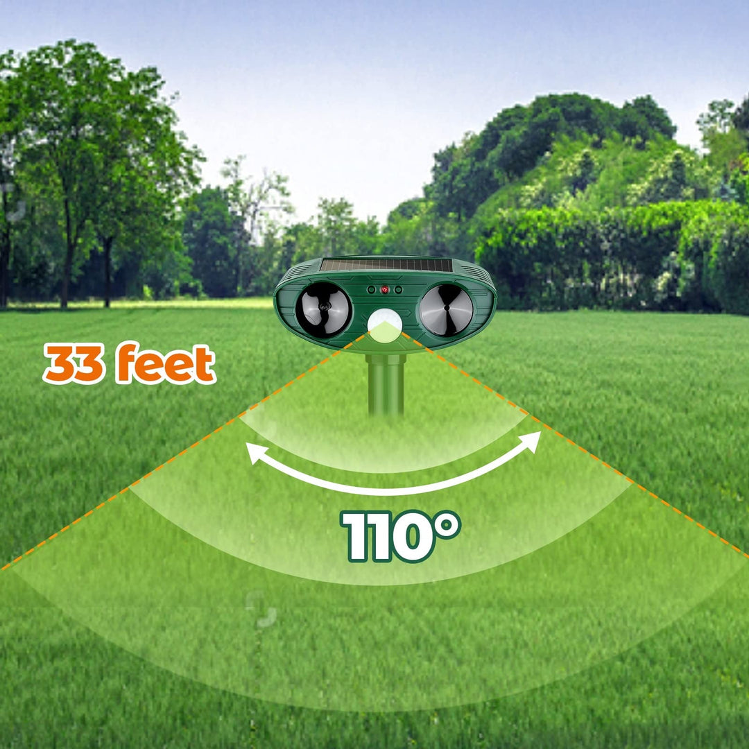 Ultraschall-Spechtabwehrmittel – Effektiver Schutz Für Garten Und Außenbereich, Solarbetrieben, Bewegungsaktiviert 3