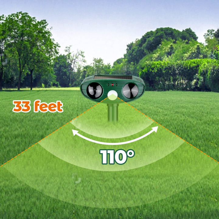 Ultraschall-Spechtabwehrmittel – Effektiver Schutz Für Garten Und Außenbereich, Solarbetrieben, Bewegungsaktiviert 3